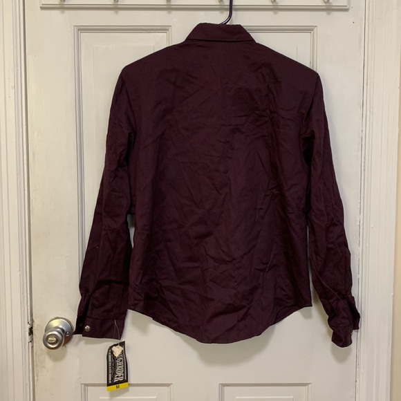 Vintage Roughrider Purple Western Button Down Shirt - Picture 2 of 4